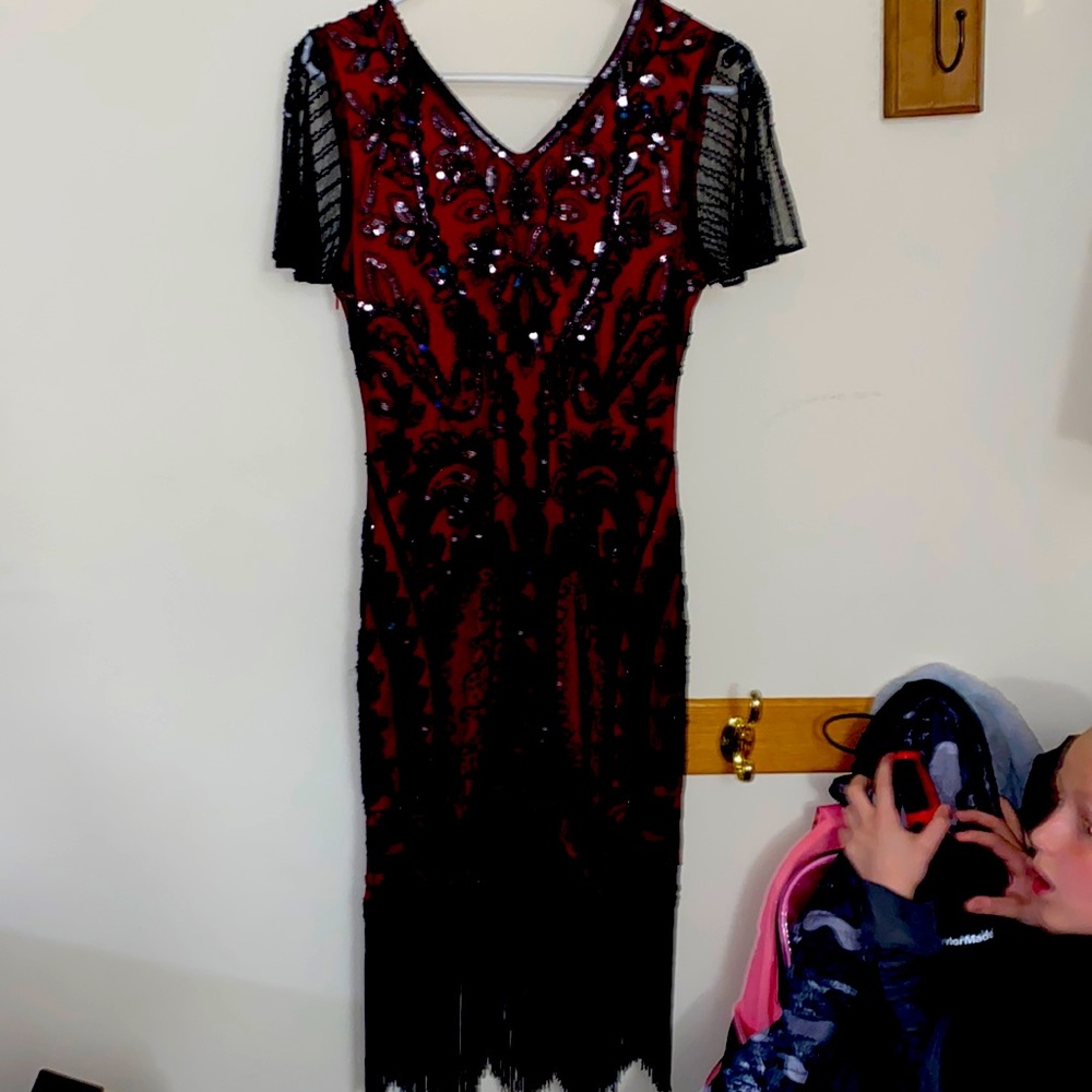 Flapper dress. Speak easy dress/custom